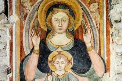 Bari, chiesa di San Martino: restaurato l'antico affresco della Madonna del Segno